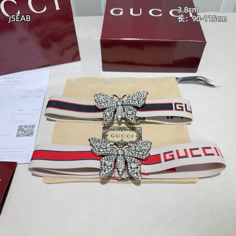 Gucci belt 松紧带38mmX90-115cm 8L15